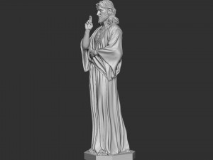 Jesus Sculpture 01 3D प्रिंट मॉडल