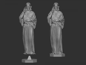 Jesus Sculpture 01 3D Print Model