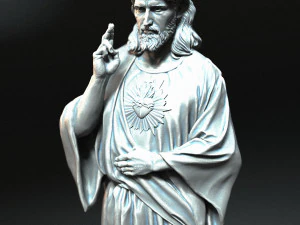 Jesus Sculpture 01 3D Print Model
