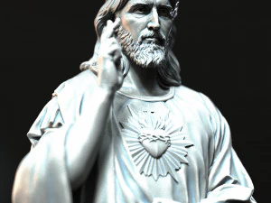 Jesus Sculpture 01 3D Print Model