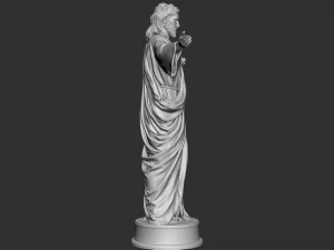 Jesus Sculpture 02 3D Print Model