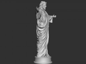 Jesus Sculpture 02 Modelo de Impressão 3D