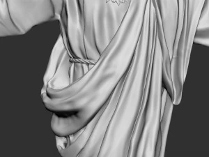 Jesus Sculpture 02 3D Print Model