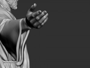 Jesus Sculpture 02 Modelo de Impressão 3D