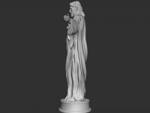 Jesus Sculpture 02 Modelo de Impressão 3D