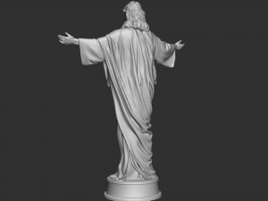 Jesus Sculpture 02 Modelo de Impressão 3D