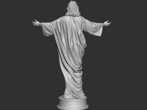 Jesus Sculpture 02 Modelo de Impressão 3D