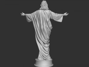 Jesus Sculpture 02 3D Print Model