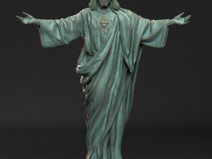 Jesus Sculpture 02 3D Print Model