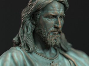 Jesus Sculpture 02 Modelo de Impressão 3D