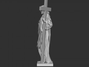 Jesus Sculpture 03 Modèles 3D en vedette