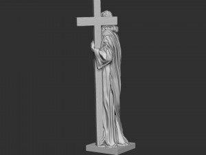 Jesus Sculpture 03 Modèles 3D en vedette