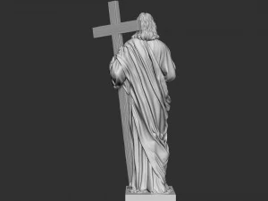 Jesus Sculpture 03 3D Print Model
