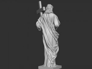 Jesus Sculpture 03 Modèles 3D en vedette