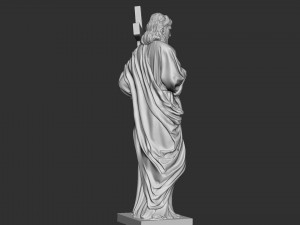 Jesus Sculpture 03 Modèles 3D en vedette