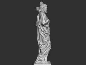Jesus Sculpture 03 Modèles 3D en vedette