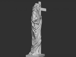 Jesus Sculpture 03 Modèles 3D en vedette