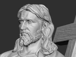 Jesus Sculpture 03 Modèles 3D en vedette