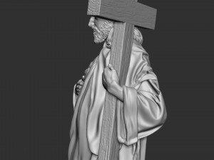 Jesus Sculpture 03 Modèles 3D en vedette