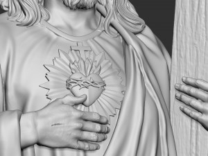 Jesus Sculpture 03 Modèles 3D en vedette