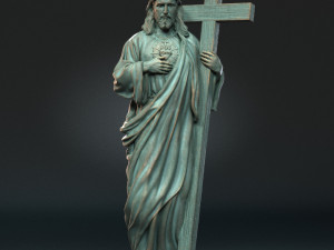 Jesus Sculpture 03 3D Print Model