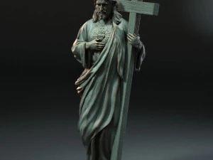 Jesus Sculpture 03 3D Print Model