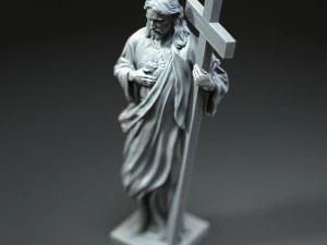 Jesus Sculpture 03 3D Print Model