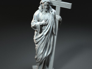 Jesus Sculpture 03 Modèles 3D en vedette