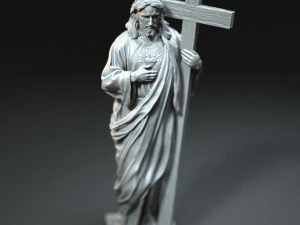 Jesus Sculpture 03 3D Print Model