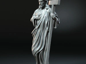 Jesus Sculpture 03 3D Print Model