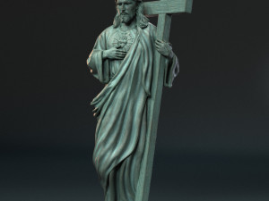 Jesus Sculpture 03 Modèles 3D en vedette
