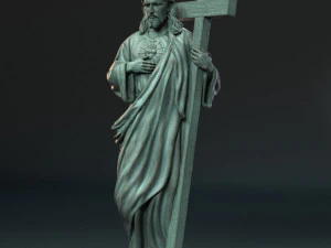 Jesus Sculpture 03 3D Print Model