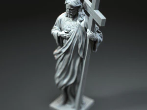 Jesus Sculpture 03 3D Print Model