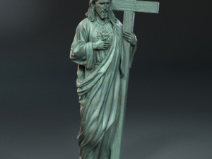 Jesus Sculpture 03 Modèles 3D en vedette