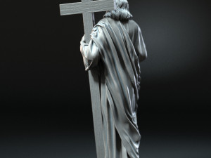 Jesus Sculpture 03 Modèles 3D en vedette