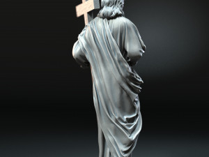 Jesus Sculpture 03 Modèles 3D en vedette