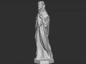 Jesus Sculpture 04 3D Принт Модель