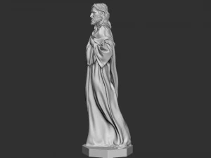 Jesus Sculpture 04 3D Print Model