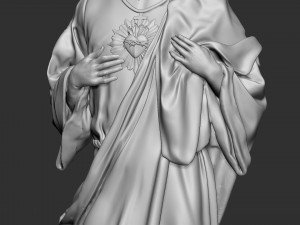 Jesus Sculpture 04 3D Принт Модель