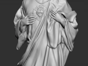 Jesus Sculpture 04 3D Print Model