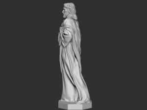 Jesus Sculpture 04 3D Print Model