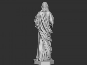 Jesus Sculpture 04 3D Принт Модель