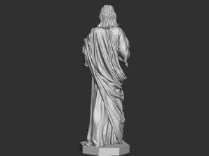 Jesus Sculpture 04 3D Print Model