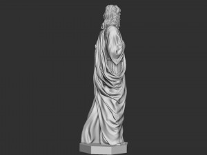 Jesus Sculpture 04 3D Принт Модель