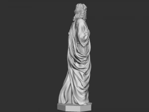 Jesus Sculpture 04 3D Print Model