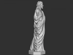 Jesus Sculpture 04 3D Print Model