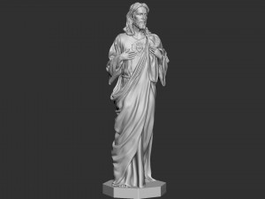 Jesus Sculpture 04 3D Принт Модель