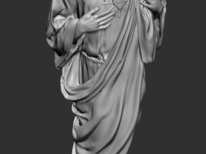Jesus Sculpture 04 3D Принт Модель