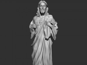 Jesus Sculpture 04 3D Принт Модель