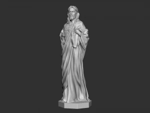 Jesus Sculpture 04 3D Print Model
